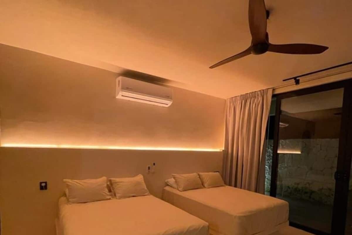 In-room safe, blackout drapes, iron/ironing board (on request)