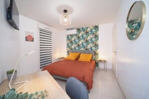 1 makuuhuone, silitysrauta/-lauta, Wi-Fi, vuodevaatteet