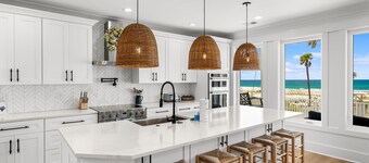 Luxury Gulf-front Retreat | Sleeps 24 | Pool Soon