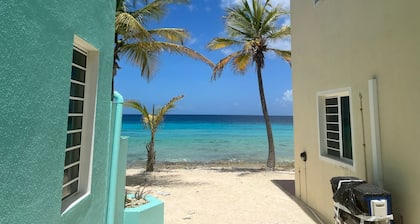 Cozy 2-bedroom condo with AC in Bonaire, shared pool, ocean access