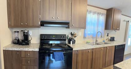 Enchanting and relaxing 4-bedroom pine house with plenty outdoor space to enjoy.