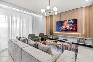 Een televisie en videogames