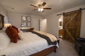 3 bedrooms, iron/ironing board, travel cot, WiFi