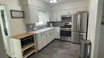 Microwave, oven, stovetop