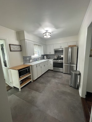 Microwave, oven, stovetop