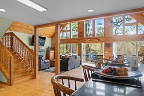 Dining - Lakefront Retreat | Big Deck, Espresso & FirePit (Robbinsville)