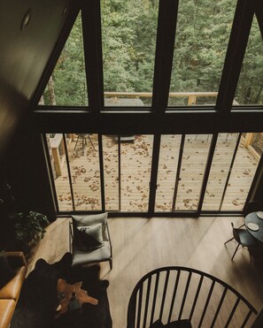 Interior - Charming 2-bedroom A Frame cabin in Red River Gorge - The Raven (Rogers)