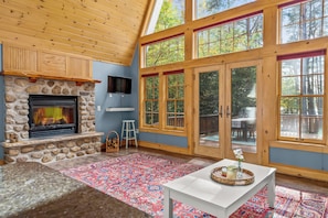 Interior - Lakefront Adirondack A Frame Chalet Direct Access to ATV and Snowmobile Trails (Owls Head)