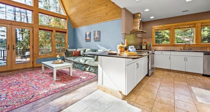 Lakefront Adirondack A Frame Chalet Direct Access to ATV and Snowmobile Trails