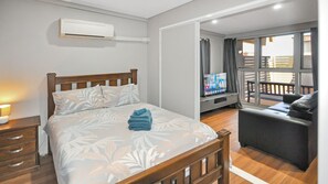 1 bedroom, iron/ironing board