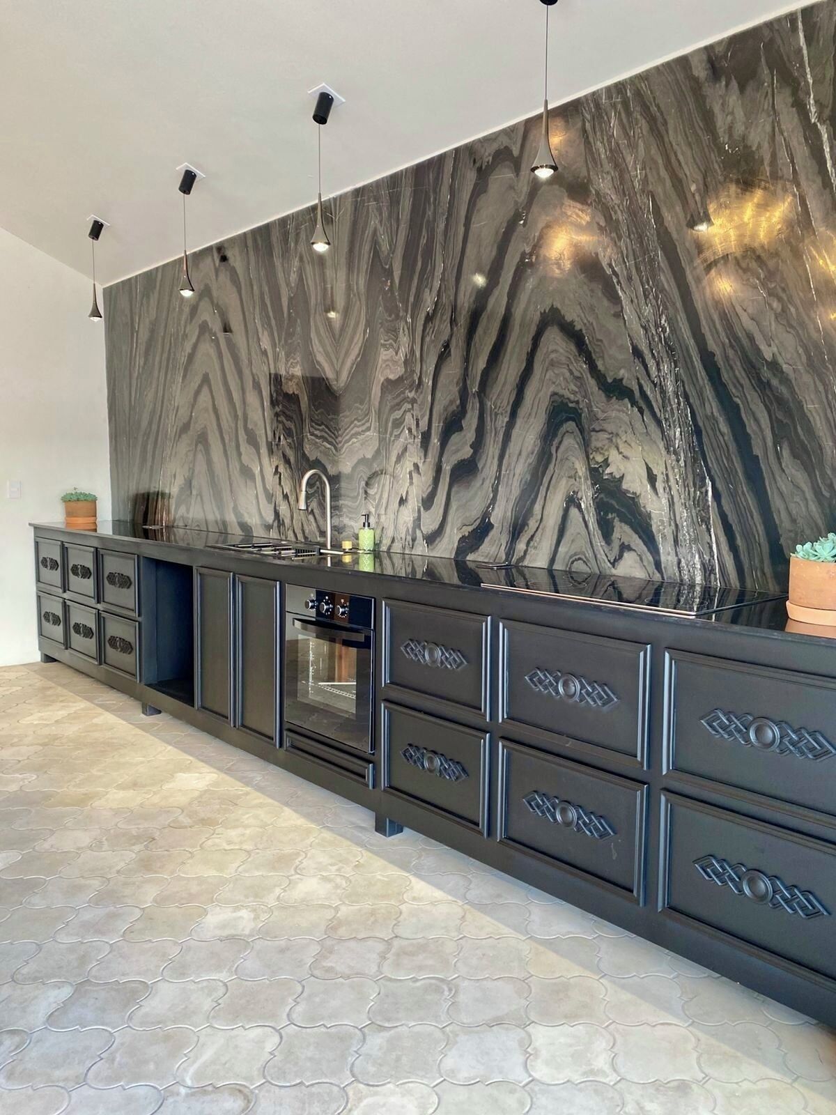 Luxury Apartment, Balcony, Mountain View | Private kitchen | Full-sized fridge, stovetop, cookware/dishes/utensils