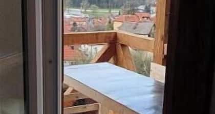 White Bosnian pyramid glamping