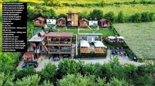 Dragon Tent Bos pyramid glamping