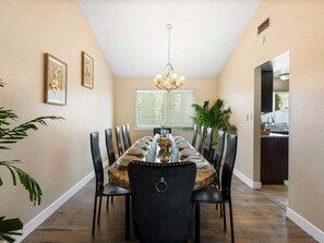 House, 4 Bedrooms, Private Pool | Dining room - 6 Beds 3 Baths Pool BBQ Near the Strip (Las Vegas)