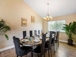 House, 4 Bedrooms, Private Pool | Dining room - 6 Beds 3 Baths Pool BBQ Near the Strip (Las Vegas)