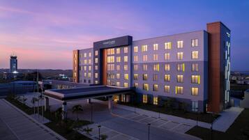 Vue depuis lâhĂ©bergement