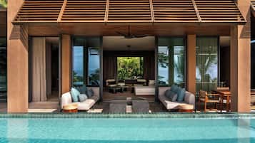 Villa panorámica, 1 cama King size y sofá cama, para no fumadores | Servicio de la propiedad