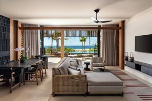 Penthouse, 1 King-Bett und Schlafsofa, Nichtraucher | Wohnzimmer