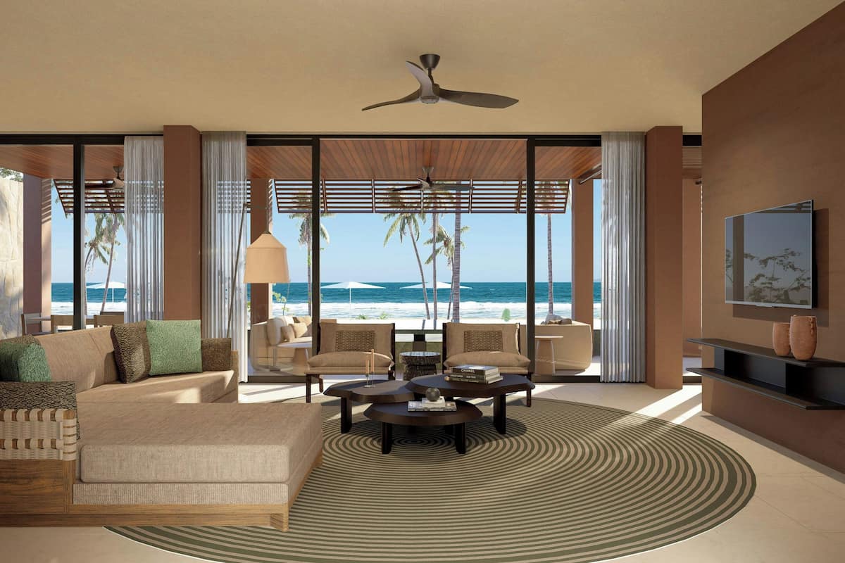 Villa, 1 King Bed with Sofa bed | Living room