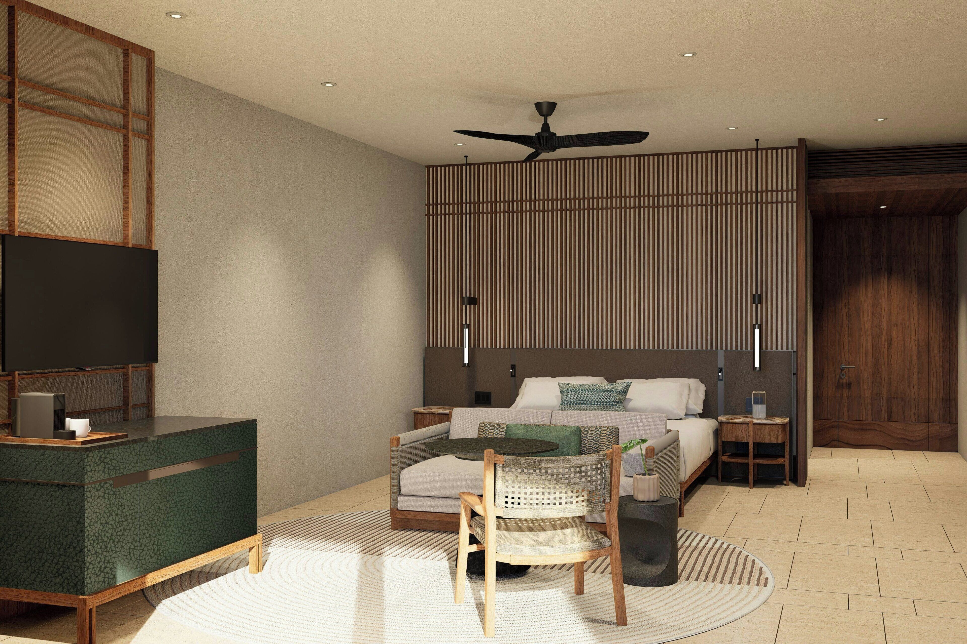 Coffres-forts dans les chambres, rideaux occultants