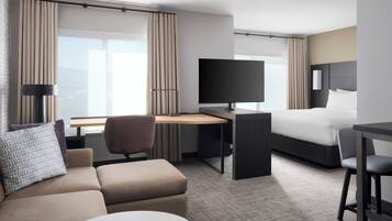 Hypo-allergenic bedding available, desk, cribs (free), WiFi (free)