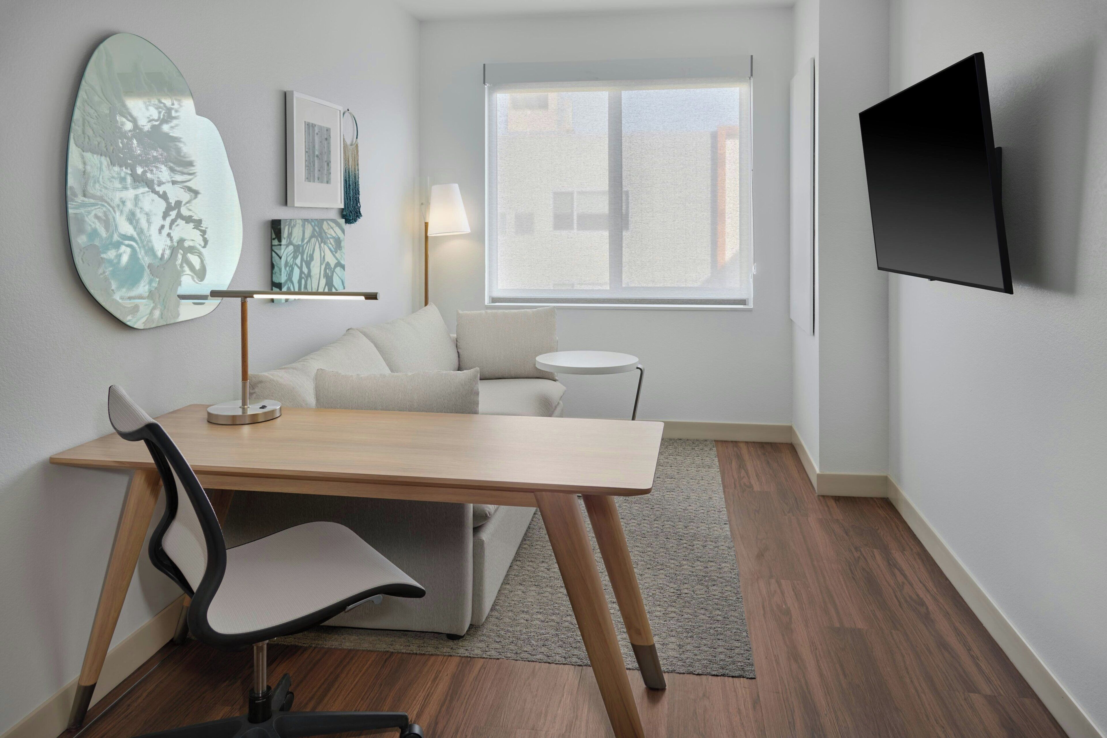 Suite, 1 King-Bett und Schlafsofa | Wohnzimmer