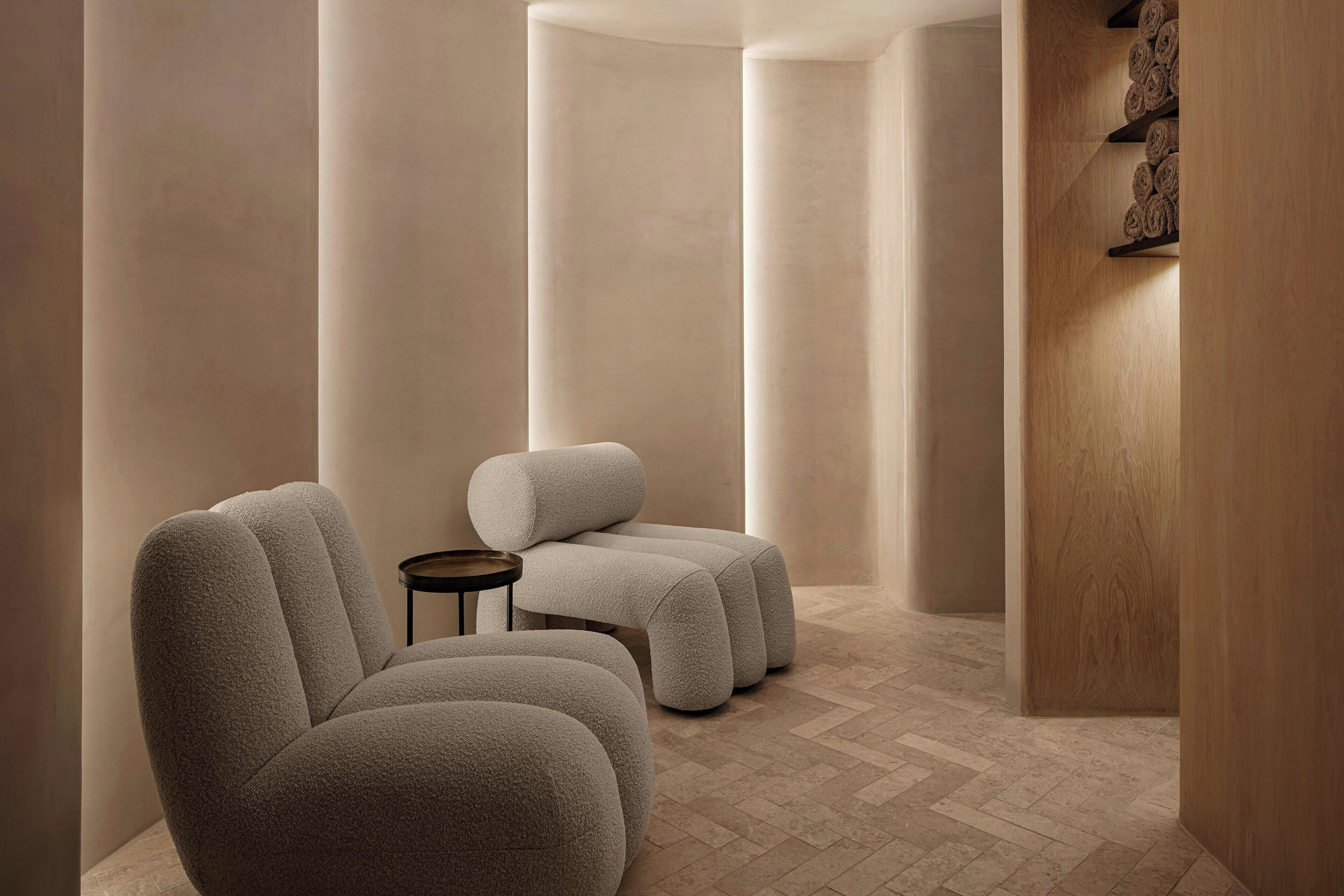 Behandelingskamers voor koppels, een sauna, lichaamsbehandelingen