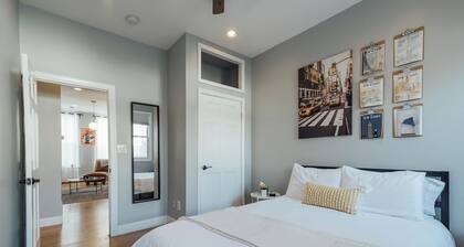 Stylish Apt 40 mins from NYC - TV/Laundry
