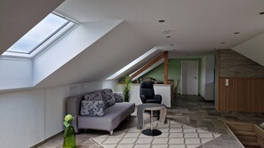 Smart TV, DVD player, books