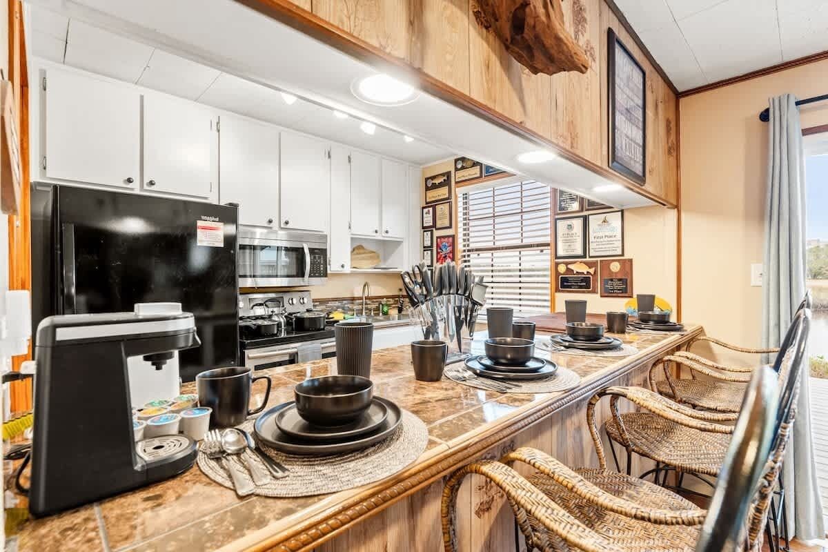 Microwave, oven, stovetop