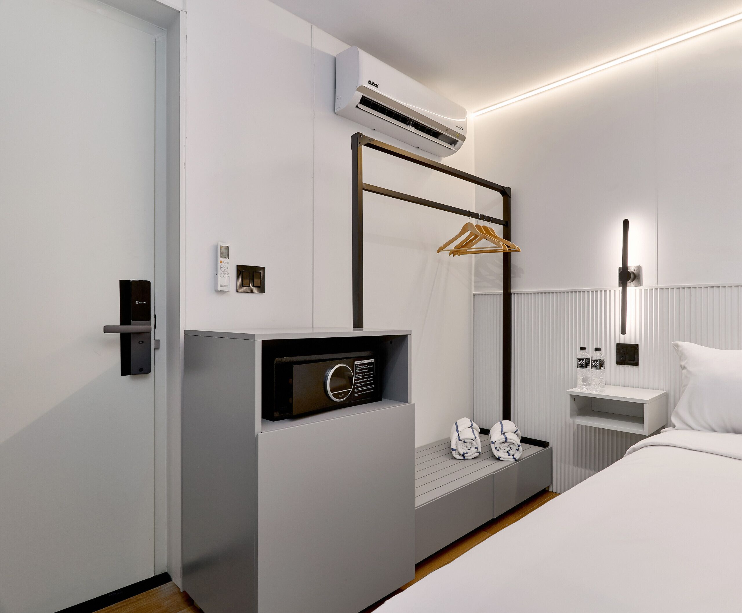 1 slaapkamer, een kluis op de kamer, gratis wifi, beddengoed