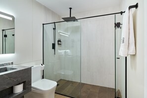 Shower, hair dryer, towels - Exclusively designed room CG4 (Ciudad de Panamá)