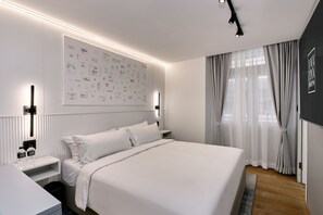 1 間睡房、房內夾萬、免費 Wi-Fi、床單