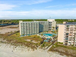 Exterior - Unwind in this luxury waterfront retreat. The resort has incredible ocean views and direct access to the beach! <br><br>This 3rd floor studio condominium has been well kept and is great! With an incredible view of the beach it is hard to beat! (Panama City Beach)