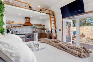 Luxury Villa, Patio, Courtyard View | Iron/ironing board, free WiFi - Romantic LuxuryStay-Sauna-Pool-Amenities (Wimberley)