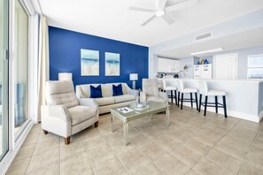 Condo, 1 King Bed (Majestic Beach Towers 1-1205) | Living area