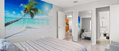 2 bedrooms, iron/ironing board, free WiFi, bed sheets