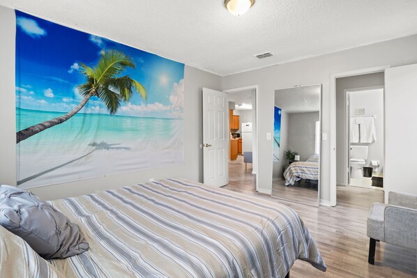 2 bedrooms, iron/ironing board, free WiFi, bed sheets