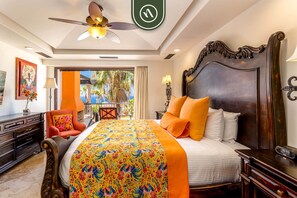 3 habitaciones, escritorio y tabla de planchar con plancha 