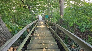 Property grounds - Newly Remodeled Lakeview Home w/ screened porch, gas grill, & 300ft from beach (Lakeside)