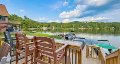 Waterfront Haven w/ Boat Dock! Fort Ann Retreat