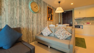 Condo, 1 quarto, acessível, sacada | Área de estar