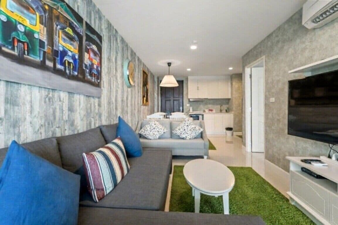 Apartemen, 1 kamar tidur, akses difabel, balkon | Ruang keluarga