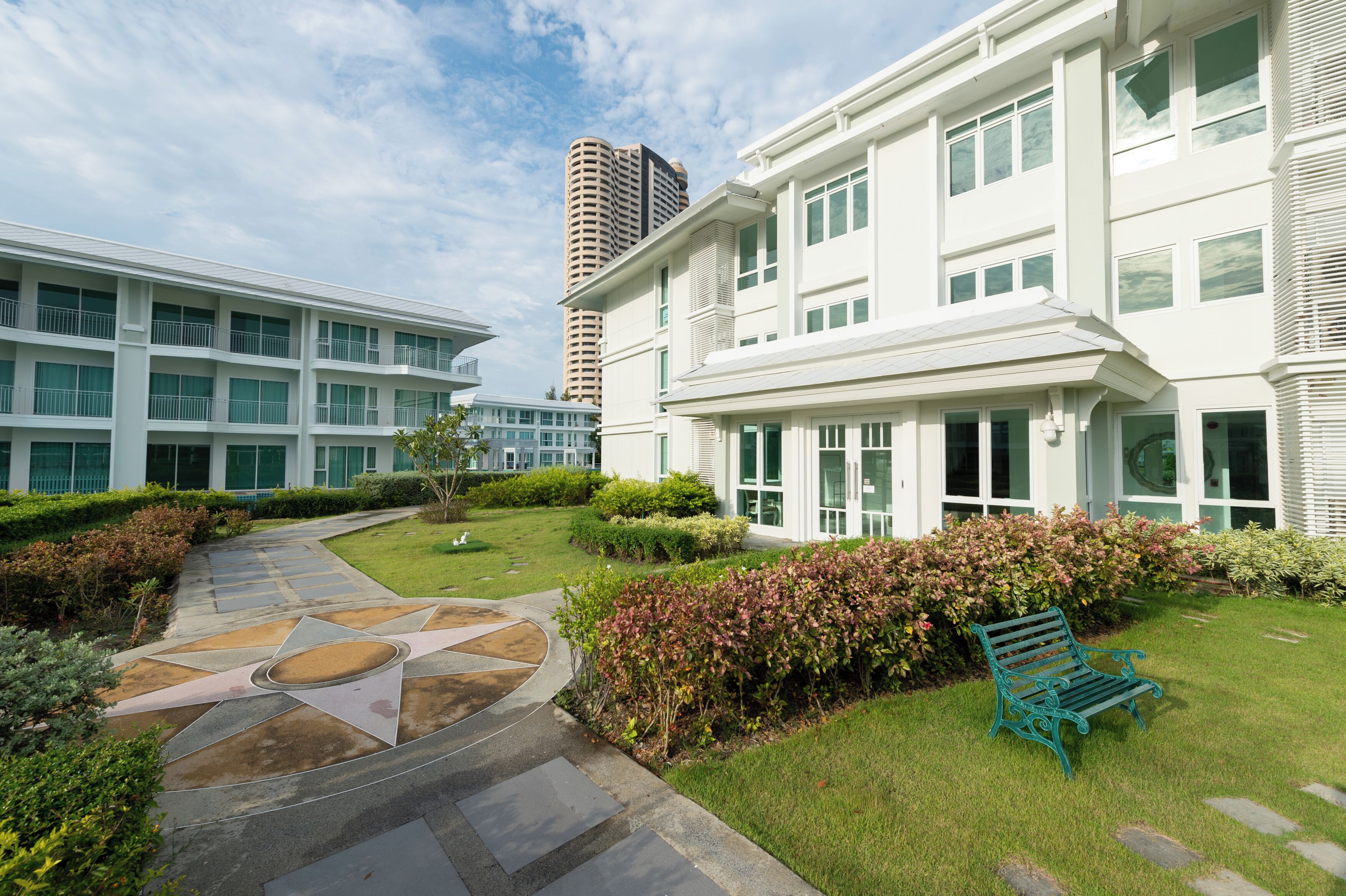 อพาร์ทเมนท์, 1 ห้องนอน, พร้อมสิ่งอำนวยความสะดวกสำหรับผู้พิการ, ระเบียง | บริเวณภายนอก