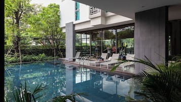 Apartment, 1 Bedroom, Accessible, Pool View | Pool | Outdoor pool
