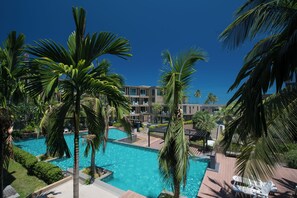 Apartment, 1 Bedroom, Accessible, Balcony | Pool | Outdoor pool - Pixels - Ocean Front Studio With Pool View Cape Panwa (Wichit)