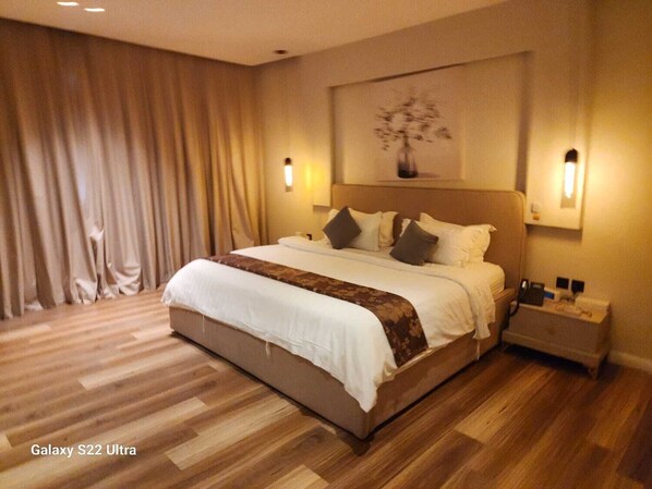 Premium bedding, memory-foam beds, individually decorated