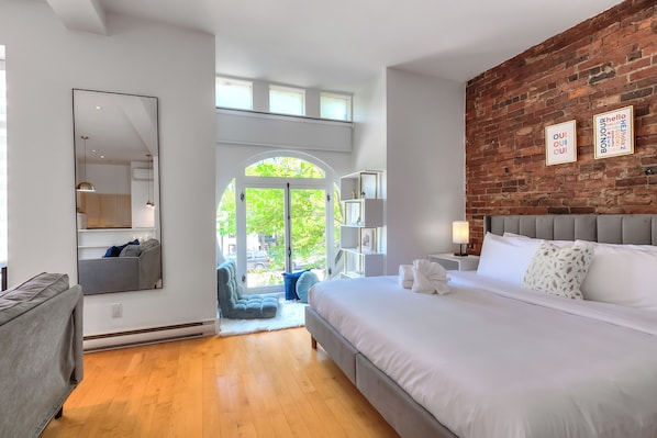 Apartamento superior | Ferros/tábuas de passar roupa, Wi-Fi de cortesia