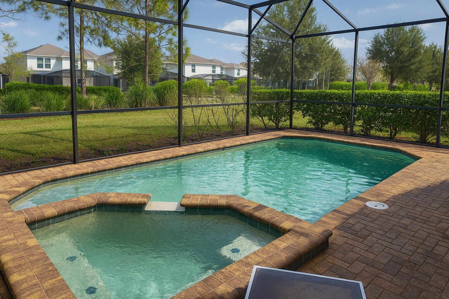 Indoor pool, outdoor pool