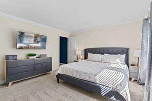 4 bedrooms, iron/ironing board, travel crib, free WiFi